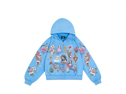 Jesus Zip Up Hoodie